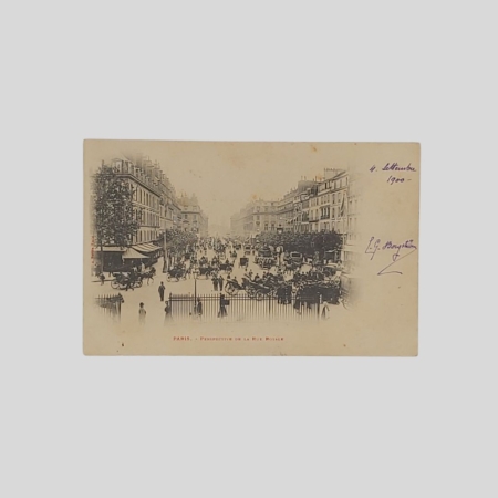 Cartolina Paris Perspective de la Rue Royale