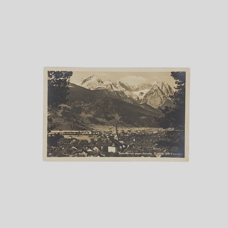 Germania Garmisch Partenkirchen Alpi Cartolina