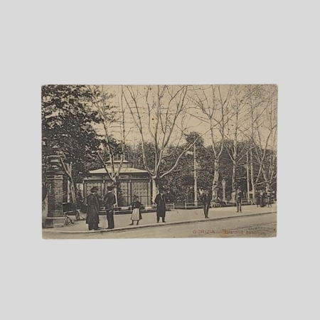 Gorizia Giardino pubblico 1921 Cartolina
