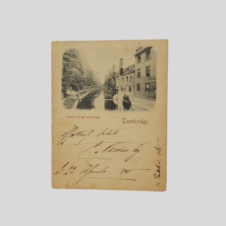 Cambridge Court card 1900