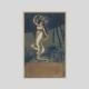 Fata danzante Art Nouveau 1902 Cartolina undivided back luminescente carte postale phosphorescentes