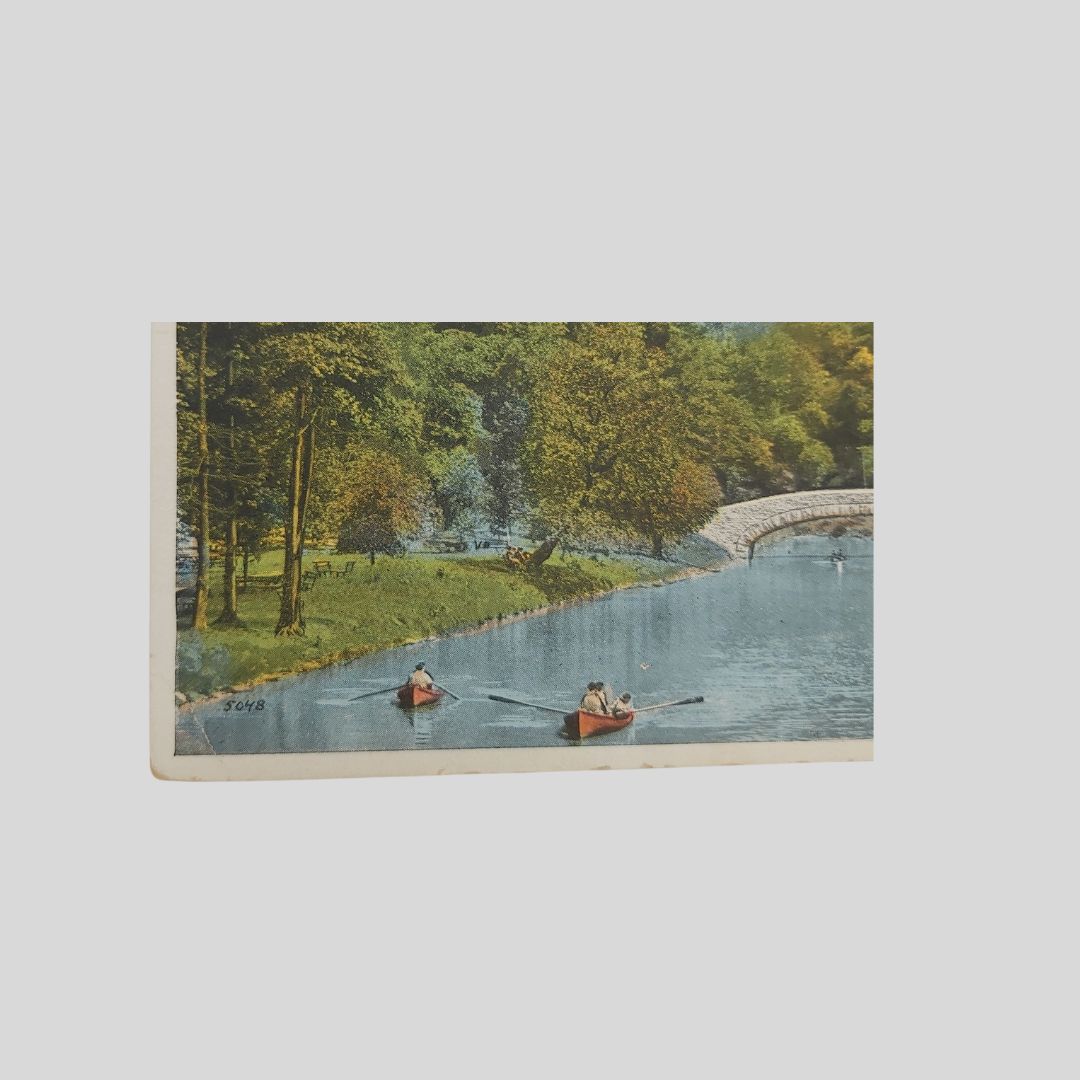 Philadelphia Hermits Lane Bridge VG cartolina d'epoca