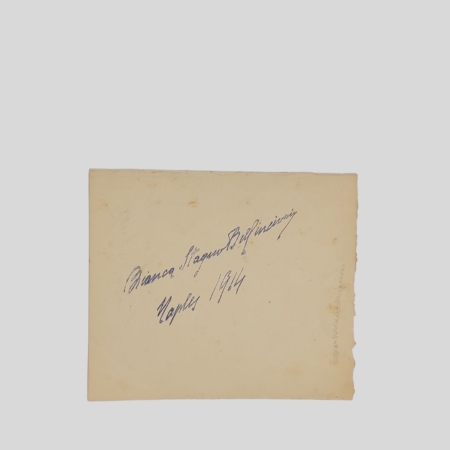Bianca Stagno Bellincioni Autografo 1914 Luigi Carini Autografo 1914