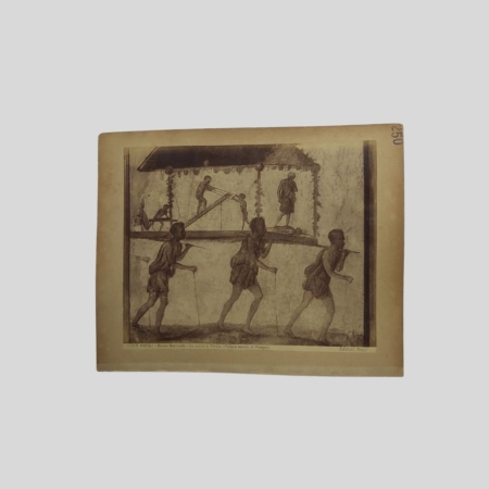 Giacomo Brogi Fotografia all'albumina Napoli Museo Nazionale La morte di Perdix Pompei