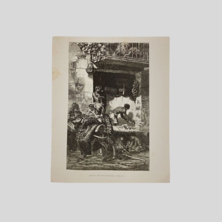 Napoli xilografia 1877