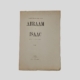 Copertina_Frontespizio, Abraam e Isaac di Belcari, Napoli 1883, tiratura 100 esemplari