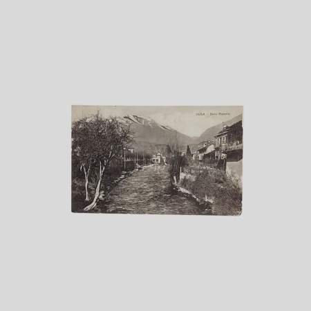 Susa Dora Riparia Cartolina d'epoca