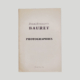 Jean-François Bauret, Photographies, Éditions Henry Calba 1971, copertina