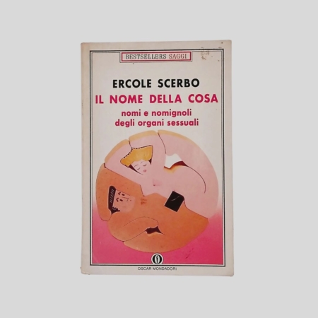 Il nome della cosa, Ercole Scerbo, Oscar Mondadori 1991, copertina con illustrazione di Masaru Yamaguchi
